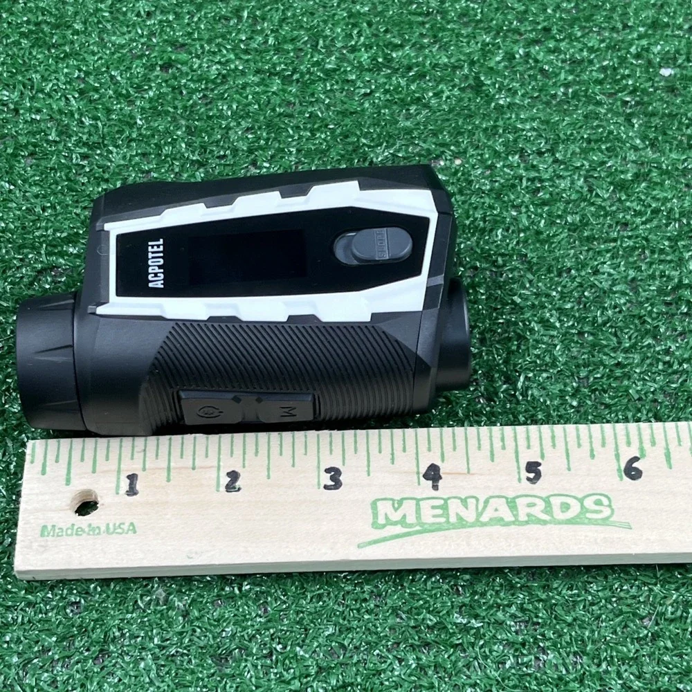 ACPOTEL Golf Magnetic Rangefinder Laser Screen 800 Yd USB Charging W/ Case New
